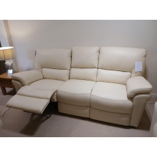 Amalfi Leather 3 Seater Sofa with LHF Manual Recliner Action Amalfi Leather 3 Seater Sofa with LHF Manual Recliner Action