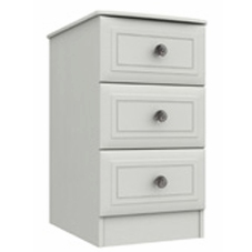 Atlanta 3 Drawer Bedside Chest Atlanta 3 Drawer Bedside Chest