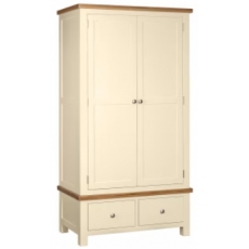 Rutland Painted Double Robe with 2 Drawers Rutland Painted Double Robe with 2 Drawers