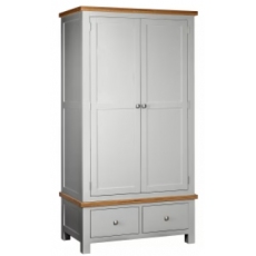 Rutland Painted Double Robe with 2 Drawers Rutland Painted Double Robe with 2 Drawers