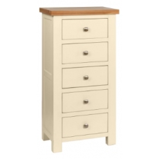 Rutland 5 Drawer Narrow Chest Rutland 5 Drawer Narrow Chest