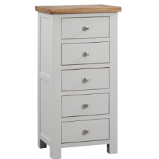 Rutland 5 Drawer Narrow Chest Rutland 5 Drawer Narrow Chest