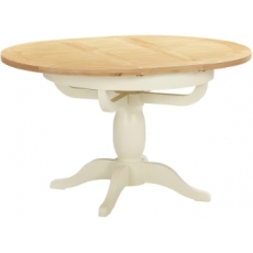 Rutland Butterfly Extending Round DiningTable 100cm-135cm Rutland Butterfly Extending Round DiningTable 100cm-135cm