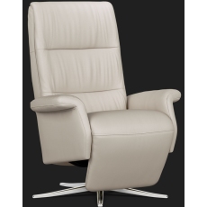IMG Space Leather Swivel Recliner Chair with integrated Footrest IMG Space Leather Swivel Recliner Chair with integrated Footrest