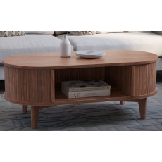 Nevada Coffee Table with Storage - Available in Ash or Walnut Nevada Coffee Table with Storage - Available in Ash or Walnut
