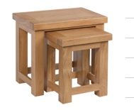 Oak nest store of 2 tables