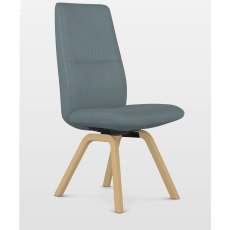 Stressless Mint (Low Back) Dining Chair, Armless with D200 Legs