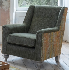 Alstons Darwin Accent Chair with Two Tone Fabric Choice Alstons Darwin Accent Chair with Two Tone Fabric Choice
