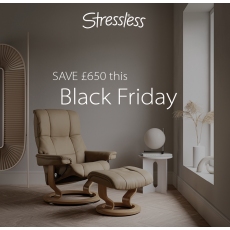 Stressless Mayfair Chair & Stool with Classic Base Black Friday Promotion Stressless Mayfair Chair & Stool with Classic Base Black Friday Promotion