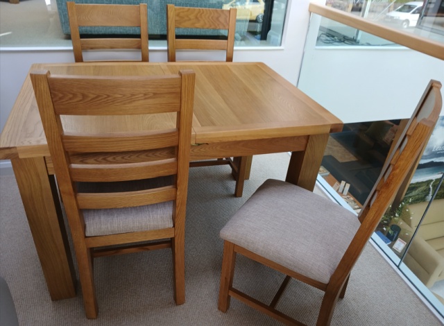 Cotleigh Extending Dining Table and 4 Chairs