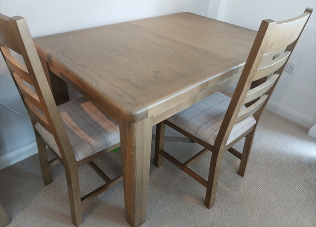 Paris Extending Dining Table and 4 Chairs