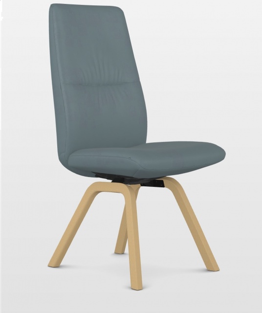 Stressless Mint (Low Back) Dining Chair, Armless with D200 Legs