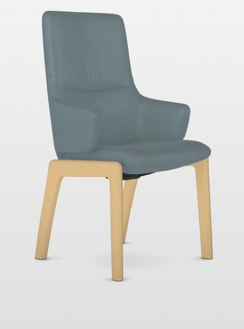 Stressless Mint (Low Back) Dining Arm Chair with D100 Legs