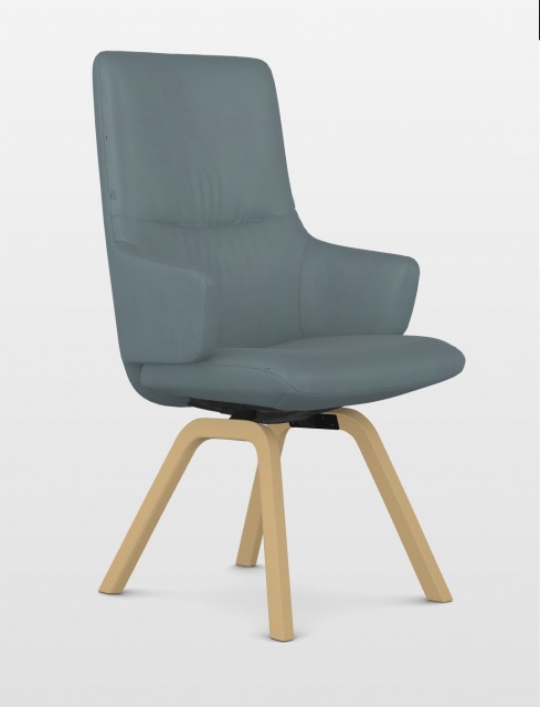 Stressless Mint (Low Back) Dining Arm Chair, with D200 Legs