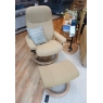 Stressless Medium Consul Chair and Footstool