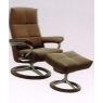 Stressless David Signature Base Medium Recliner with Footstool