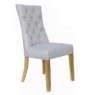 Charltons Curved Button Back Chair - Cream